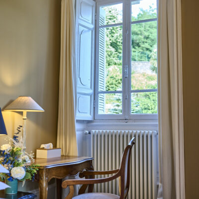 The Constance room - luxury château hotel Ardèche