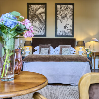 The Constance room - luxury château hotel Ardèche