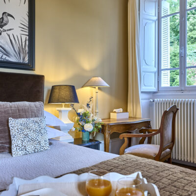 The Constance room - luxury château hotel Ardèche