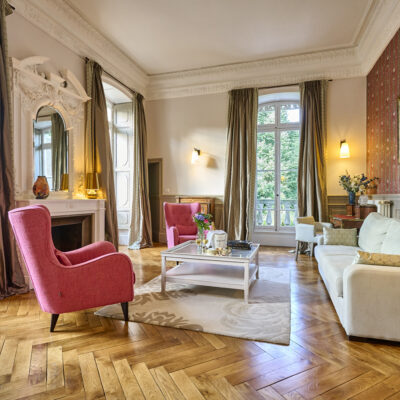 The Marie Antoinette Suite - luxury château hotel Ardèche
